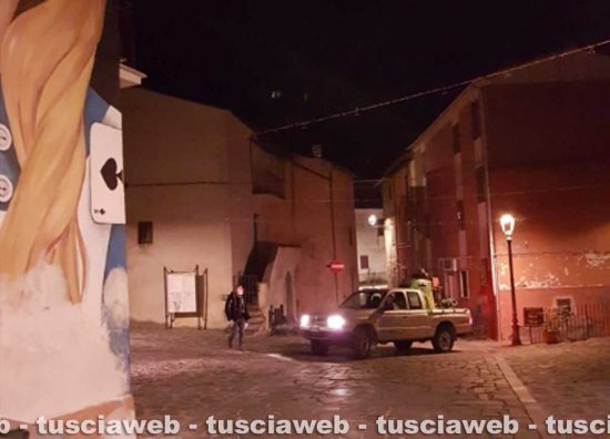 Sanificazione e disinfezione delle strade e dei marciapiedi a Grotte Santo Stefano e altre frazioni