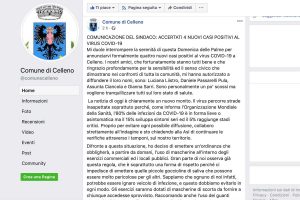 Il post Facebook del comune di Celleno