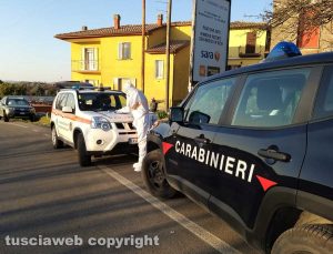 Montefiascone - Anziano trovato morto in casa - I carabinieri