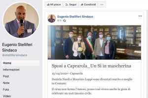 Il post su Facebook del sindaco Eugenio Stelliferi