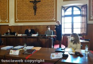 Montefiascone - Il consiglio comunale - L'intervento della comandante Giulia Bassi