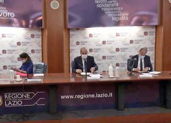 Regione - La firma del protocollo con Ferrovie
