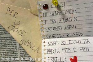 La lettera della piccola Giulia alla Croce bianca
