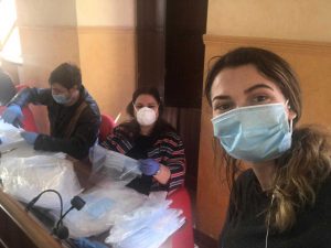 Civita Castellana - Coronavirus - Il confezionamento delle mascherine per i cittadini