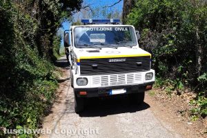 Montefiascone - L'intervento dell'Asvom Odv in località Caversa