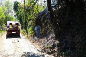 Montefiascone - L'intervento dell'Asvom Odv in località Caversa