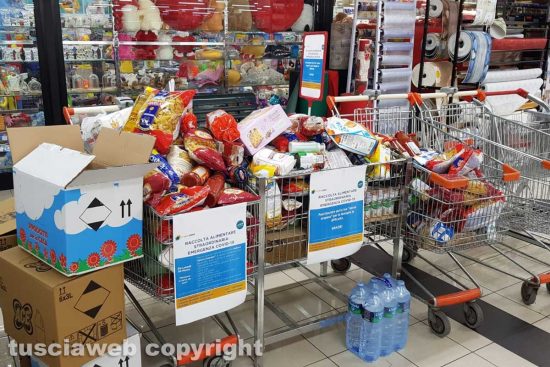 Viterbo - L'attività dell'Emporio Solidale I Care