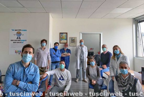 Il Team operativo Coronavirus della Asl di Viterbo
