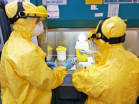 Coronavirus - Il laboratorio di Genetica dell'ospedale di Belcolle