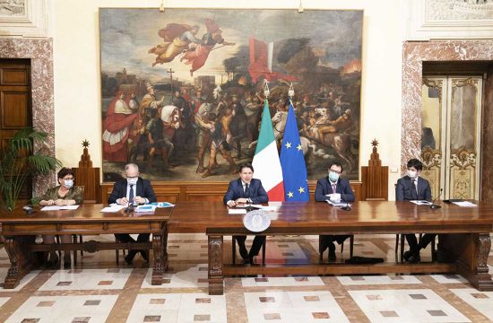 Roma - La conferenza stampa di presentazione del decreto rilancio