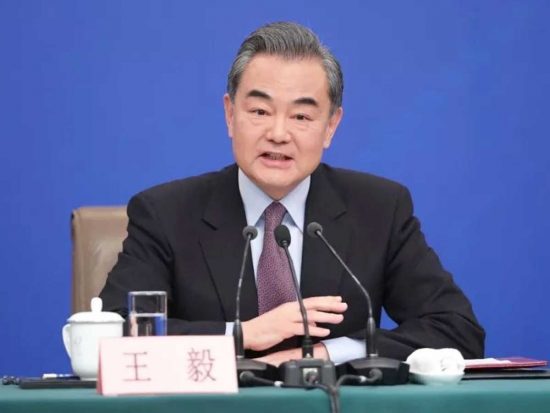 Il ministro degli Esteri Wang Yi