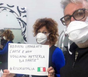 Monte Romano - Coronavirus - Centri estetici e parrucchieri in protesta contro la Fase 2