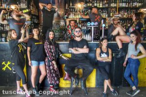 Lo staff del bar Freni e Frizioni