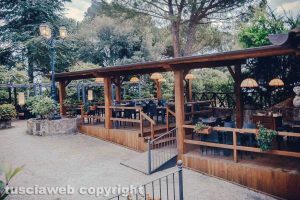 Osteria Basilicò - La pergola in castagno