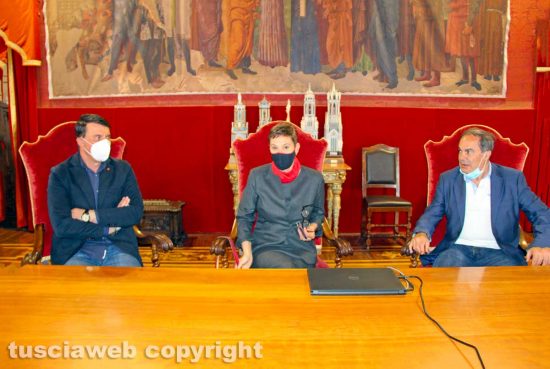 Viterbo - Giancarlo Turchetti, Stefania Pomante e Fortunato Mannino