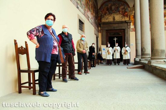 Viterbo - La messa per la Madonna liberatrice
