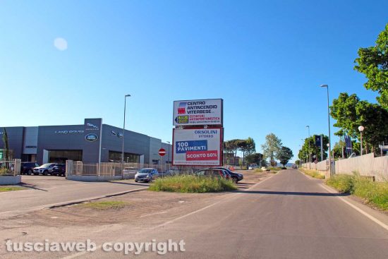 Viterbo - La zona industriale del Poggino