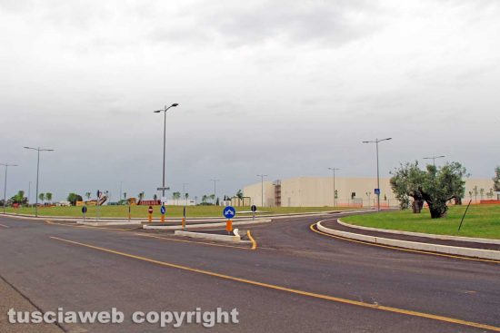 Viterbo - L'area commerciale a nord della città