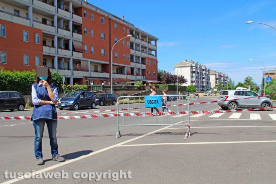 Viterbo - L'uscita del mercato del sabato