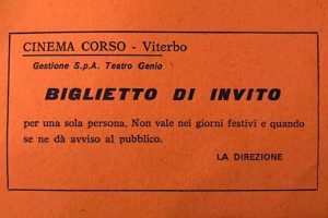 Un biglietto di invito