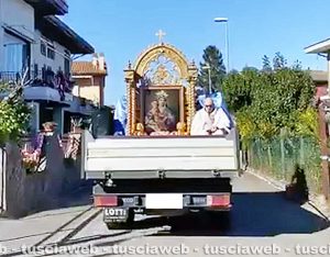 Capodimonte - La processione della Madonna delle Grazie durante il Coronavirus