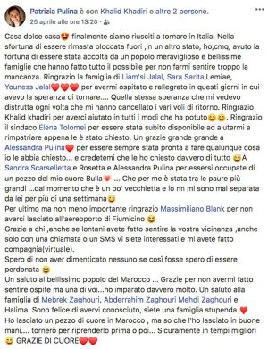 Il post di Patrizia Paulina