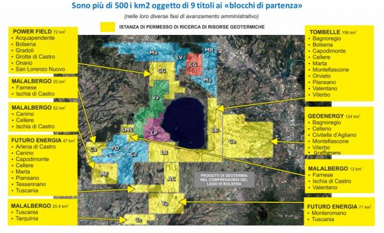 Viterbo - Le richieste per attivare impianti geotermici sul territorio provinciale