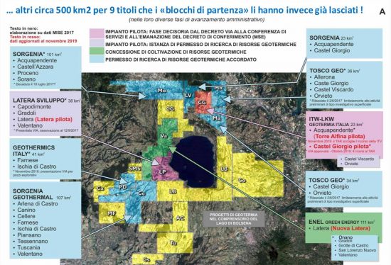 Viterbo - Le richieste per attivare impianti geotermici sul territorio provinciale