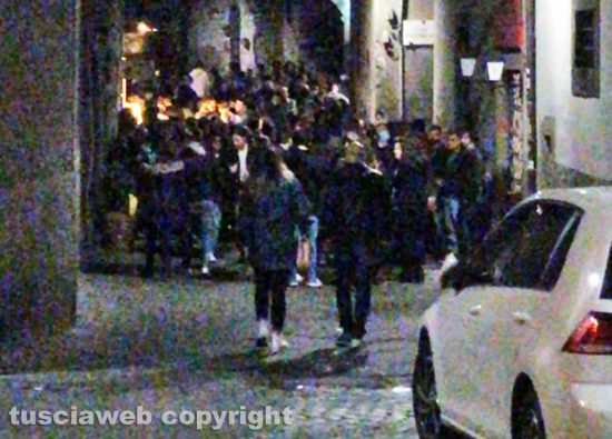 Foto della movida a Viterbo