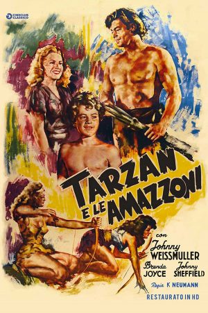 Il manifesto di uno dei film di Tarzan
