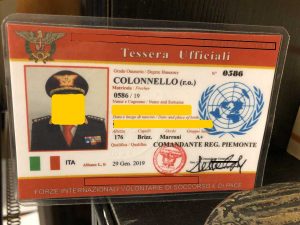 Roma - Finta associazione scoperta da finanza e polizia - Una tessera