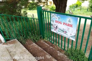 Montefiascone - L'entrata del dog park