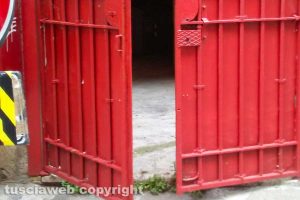 Viterbo - Il retro del teatro