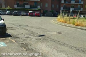 Viterbo - Incuria in via Domenico Bastianini