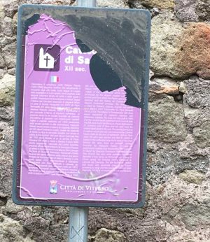 Viterbo - Degrado e incuria nel centro storico