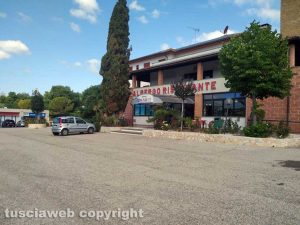 Il ristorante a Orte luogo dell'omicidio
