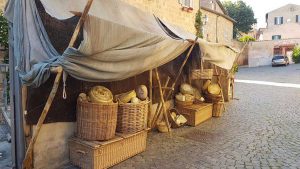 Tuscania set della fiction "Leonardo" 