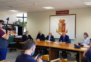 Terni - Daspo a ultras - La conferenza stampa della polizia