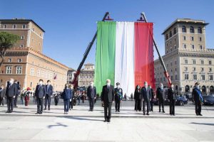 Roma - La cerimonia per il 2 giugno all'Altare della Patria