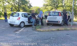 Viterbo - Incidente sulla Teverina