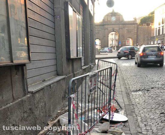 Degrado in via Matteotti