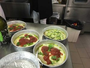 I piatti realizzati dai ragazzi