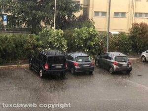 Pioggia su Viterbo
