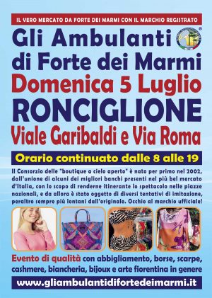 Ambulanti di Forte dei Marmi a Ronciglione