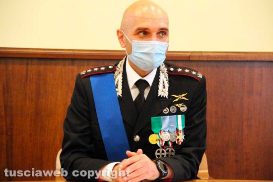 Viterbo - il comandante provinciale dei carabinieri Andrea Antonazzo