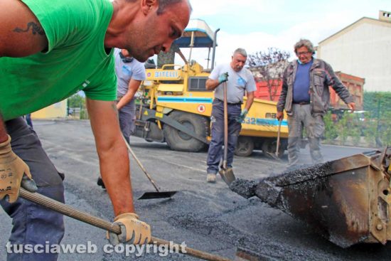 Viterbo - I lavori per il centro pastorale di Villanova
