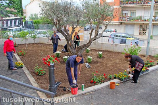Viterbo - I lavori per il centro pastorale di Villanova