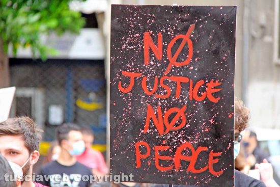 Viterbo - Il Black lives matter