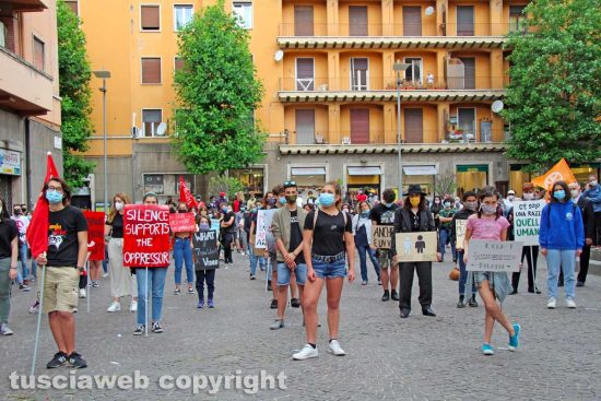 Viterbo - Il Black lives matter
