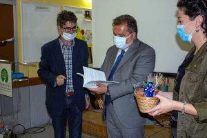Tarquinia - L'assessora Troncarelli e il consigliere Panunzi visitano la sede di Semi di pace